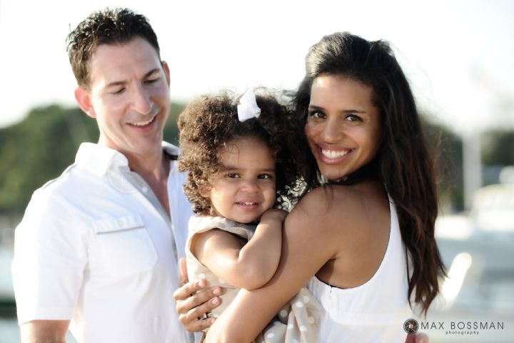 Mom, dad, baby girl - family photography on Martha&#039;s Vineyard